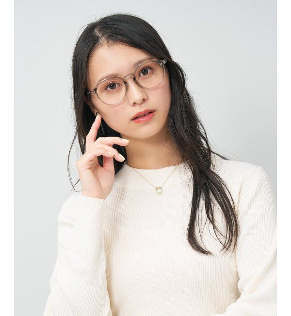  「ボストン型 メガネ | クラウンパント 軽量 伊達めがね・度付き ユニセックス Zoff  レンズ交換券付」|メガネ|