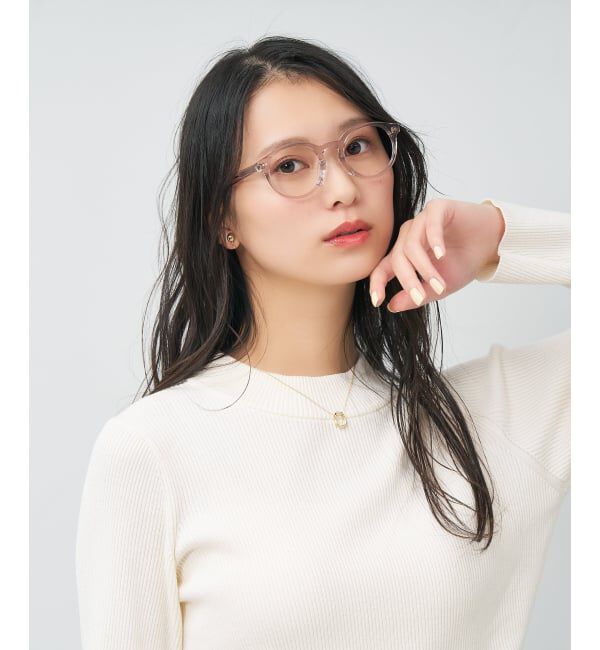  「ボストン型 メガネ | 中顔面短縮みえメガネ 小さめサイズ 眼鏡 伊達めがね Zoff｜CLASSIC レンズ交換券付」|メガネ|