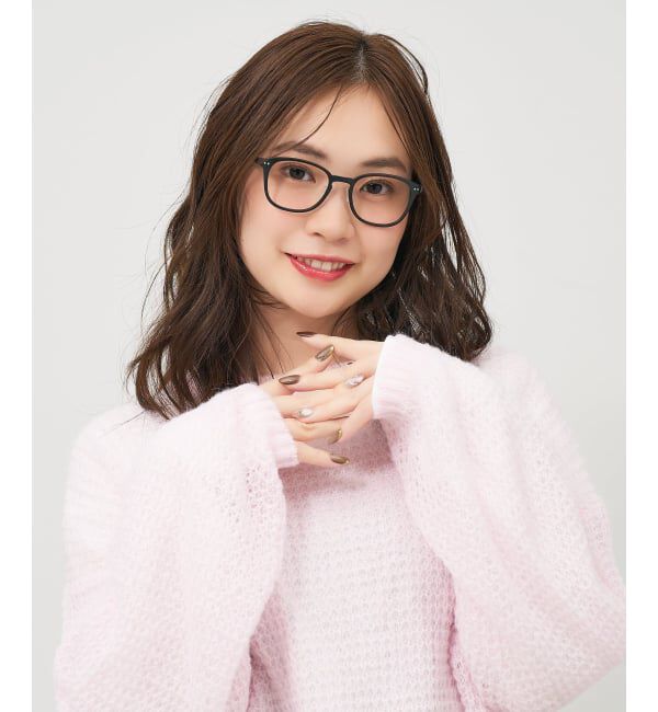  「ウェリントン型 メガネ | 軽量 柔軟性 鼻パッド 眼鏡 伊達めがね 度付き Zoff SMART レンズ交換券付」|メガネ|