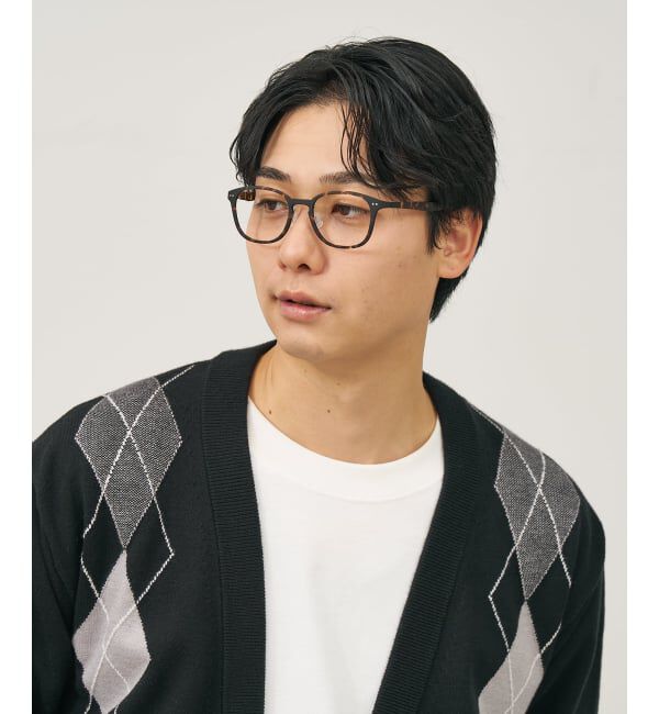  「ウェリントン型 メガネ | 軽量 柔軟性 鼻パッド 眼鏡 伊達めがね 度付き Zoff SMART レンズ交換券付」|メガネ|