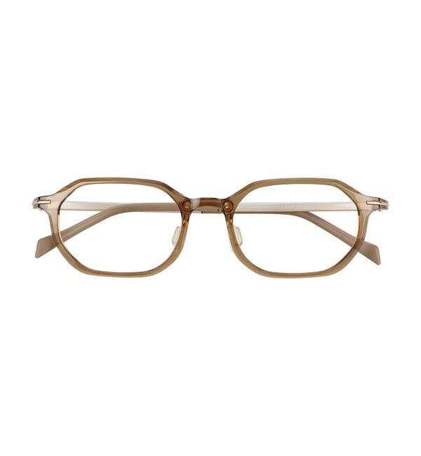  「ヘキサゴン型 メガネ | 軽量 柔軟性 鼻パッド 眼鏡 伊達めがね 度付き Zoff SMART レンズ交換券付」|メガネ|