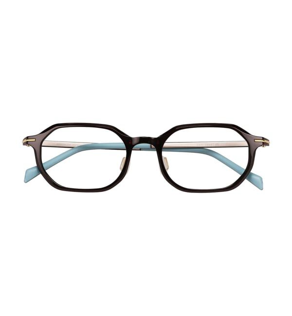  「ヘキサゴン型 メガネ | 軽量 柔軟性 鼻パッド 眼鏡 伊達めがね 度付き Zoff SMART レンズ交換券付」|メガネ|