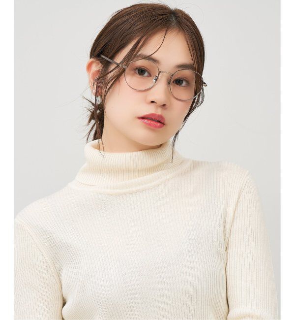  「Zoff｜FRUITS ZIPPER [櫻井優衣(さくらい ゆい)ﾓﾃﾞﾙ] メガネ | フルーツジッパー 眼鏡 レンズ交換券付」|メガネ|