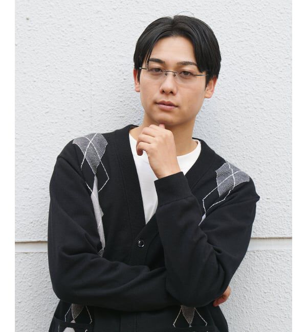  「SUNCUTGlasses/UV100%CUT リムレス 横長 サングラス | チタン [度無し専用] カラー 紫外線対策 UVカット」|サングラス|