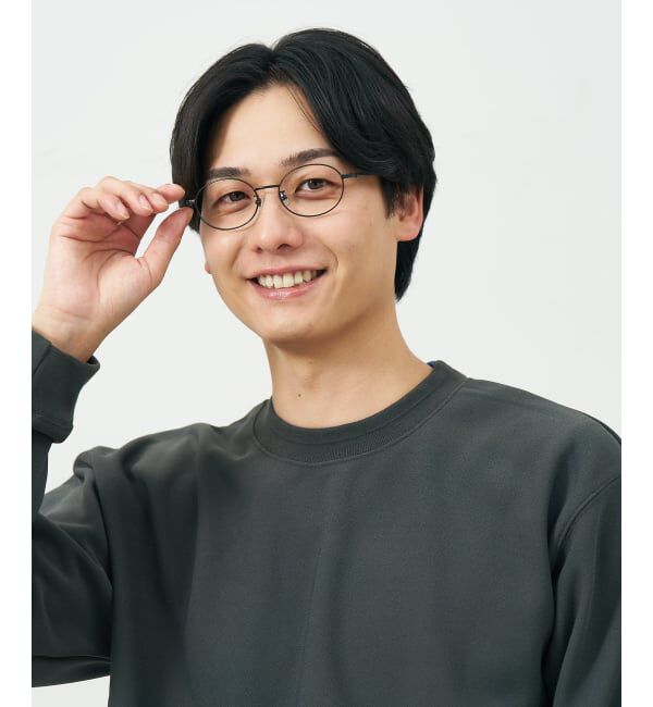  「オーバル 丸型 メガネ | メタルフレーム 眼鏡 伊達メガネ 度付き 度なし ユニセックス レンズ交換券付」|メガネ|