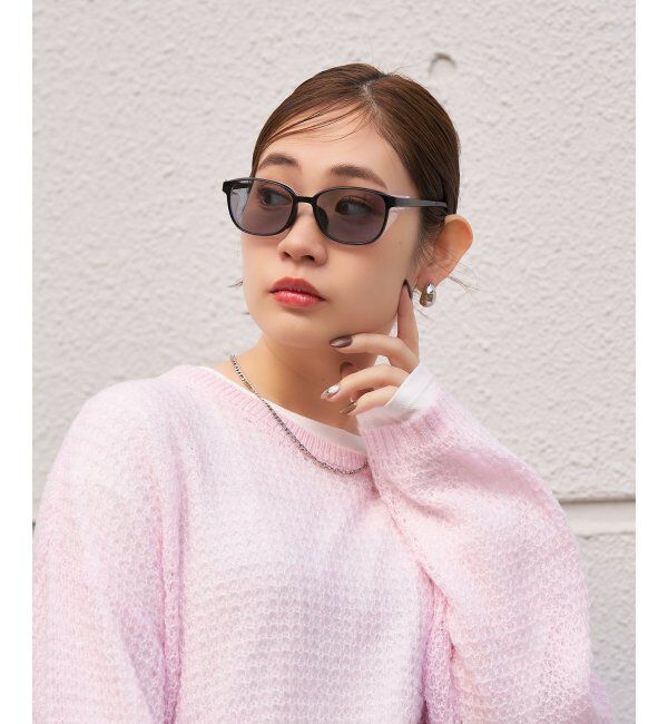  「花粉・飛沫対策 2way サングラス (フード着脱可能)  | 紫外線防止 防風 防塵 UVカット 飛沫感染予防」|サングラス|