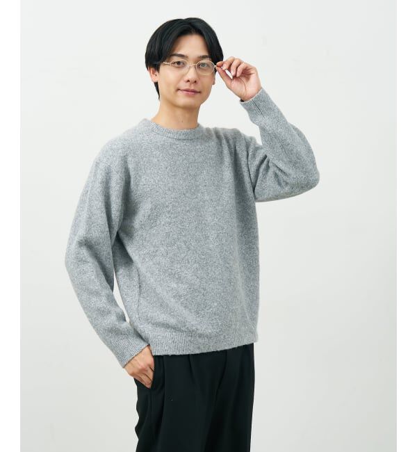  「オーバル ハーフリム メガネ | メタルフレーム 眼鏡 伊達メガネ 度付き 度なし レンズ交換券付」|メガネ|