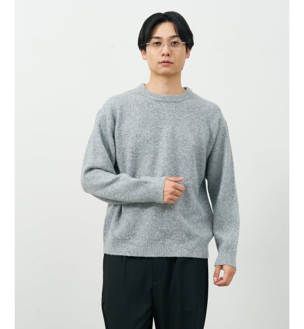  「オーバル ハーフリム メガネ | メタルフレーム 眼鏡 伊達メガネ 度付き 度なし レンズ交換券付」|メガネ|