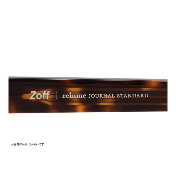  「Zoff｜JOURNAL STANDARD relume ジャーナルスタンダードレリューム  ウェリントン メガネ  レンズ交換券付」|メガネ|