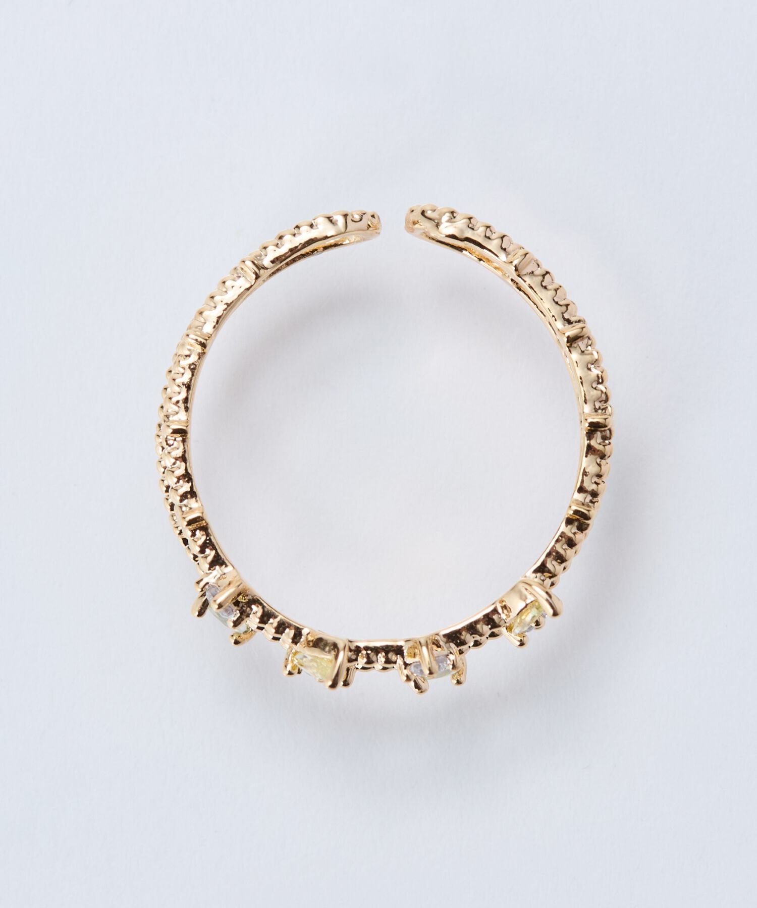 Phoebe「ハーモニーカラーダブルラインリング」|リング|