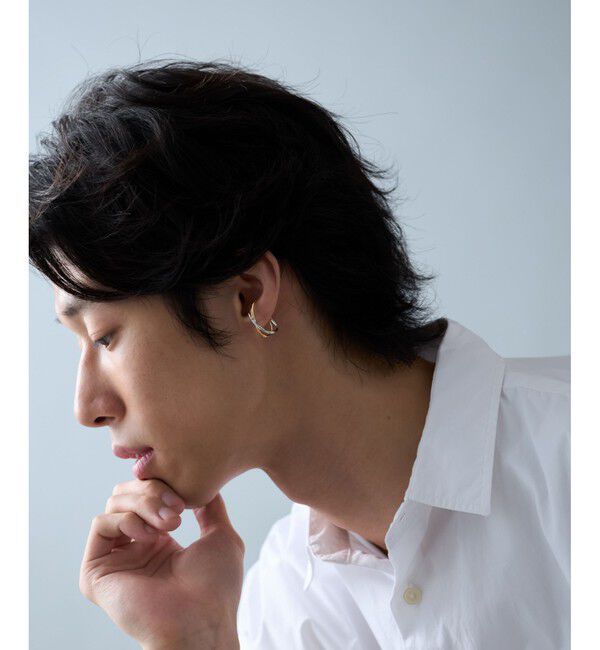 Jouete「イヤーカフス クロス コンビカラー」|イヤーカフ|