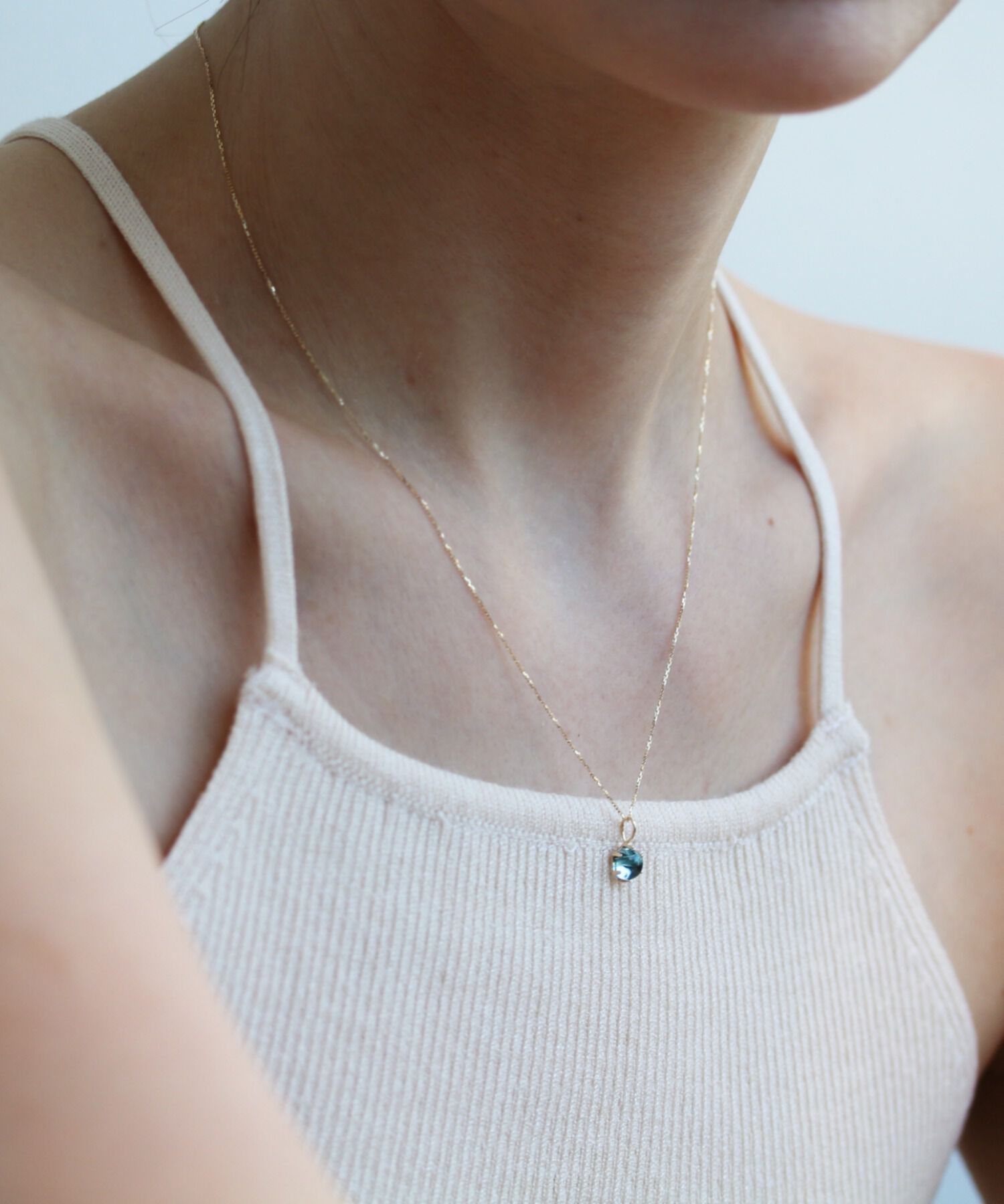  「ブルートパーズ  チャーム | K10YG〈誕生石〉」|その他|