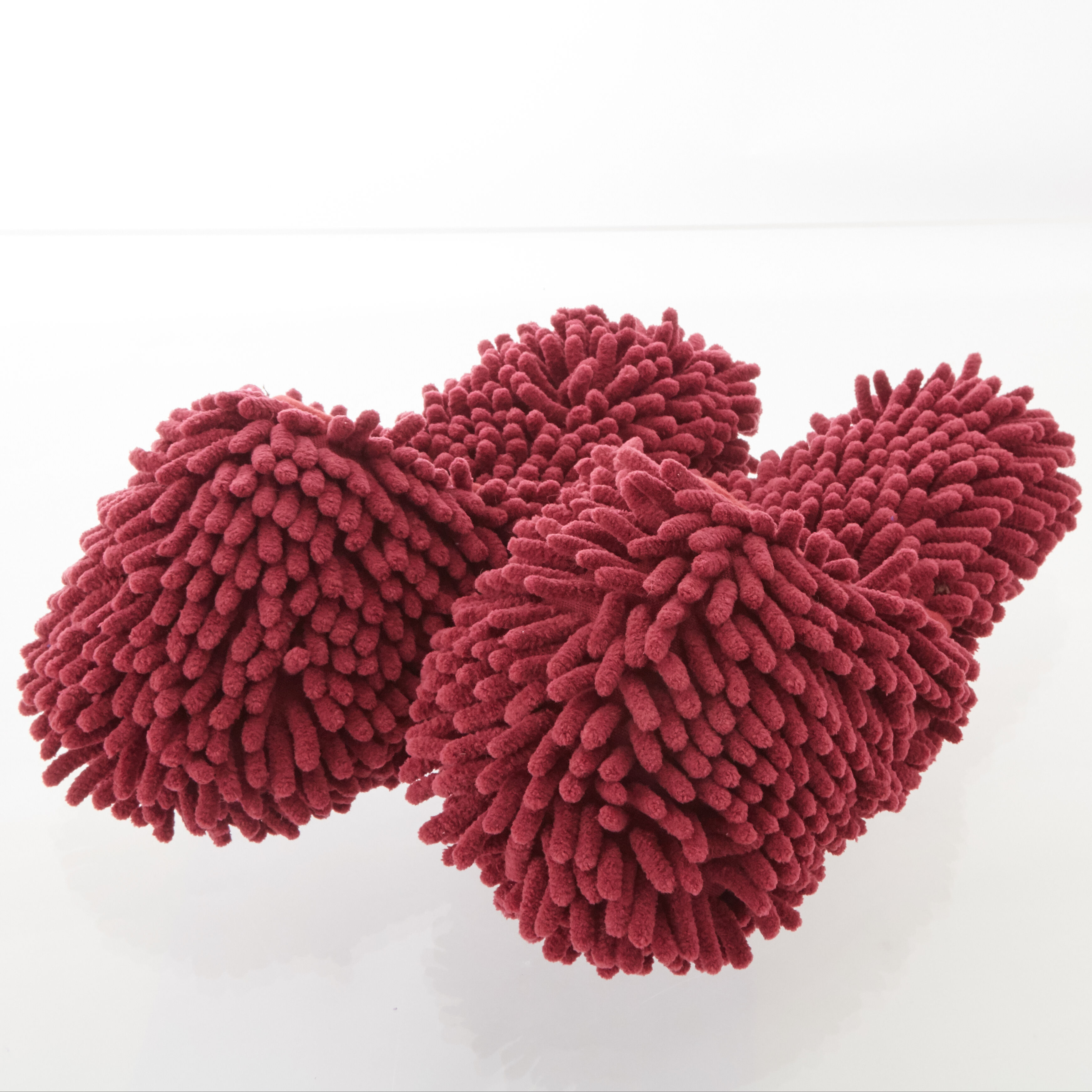 BACKYARD FAMILY「スリッパ マイクロファイバースリッパ もこもこ お掃除スリッパ おそうじルームシューズ」|ルームシューズ|パープル2