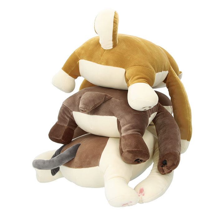 BACKYARD FAMILY「ねむねむアニマルズ 通販 背筋ピーン 背筋 抱き枕 ぬいぐるみ 抱きまくら まくら 枕 クッション」|その他|