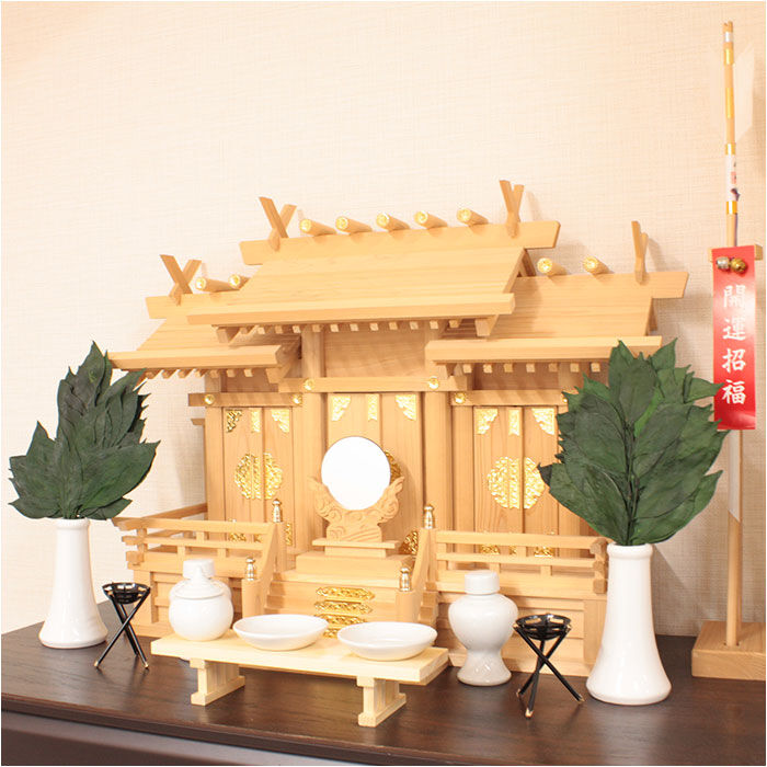 BACKYARD FAMILY「プリザーブド 榊 通販 25cm 一対 プリザーブド榊 さかき サカキ 2本 枯れない 水やり不要」|その他|