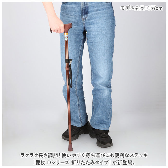 BACKYARD FAMILY「杖 折りたたみ 通販 愛杖 Dシリーズ 折りたたみタイプ ステッキ つえ ツエ ケイホスピア」|その他|