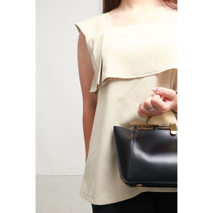 BACKYARD FAMILY「ブラウス レディース スクエアネック 通販 夏 ノースリーブ シャツ レディースシャツ」|シャツ・ブラウス|