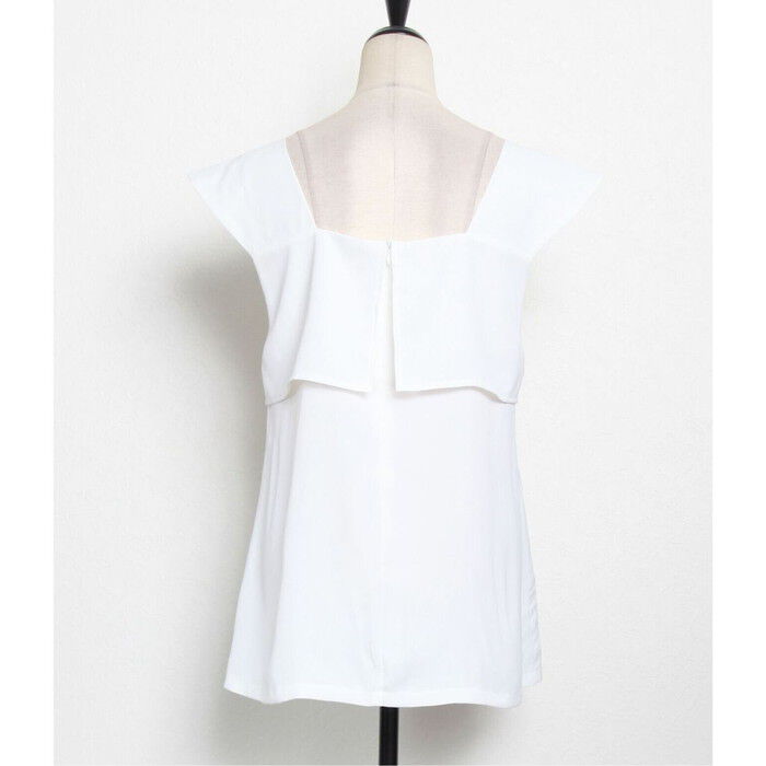 BACKYARD FAMILY「ブラウス レディース スクエアネック 通販 夏 ノースリーブ シャツ レディースシャツ」|シャツ・ブラウス|