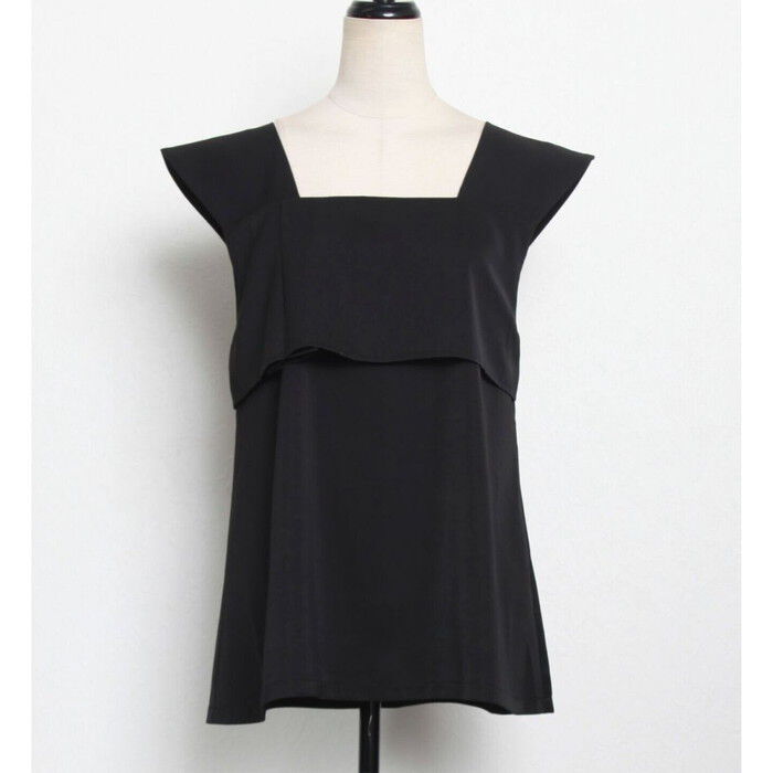 BACKYARD FAMILY「ブラウス レディース スクエアネック 通販 夏 ノースリーブ シャツ レディースシャツ」|シャツ・ブラウス|