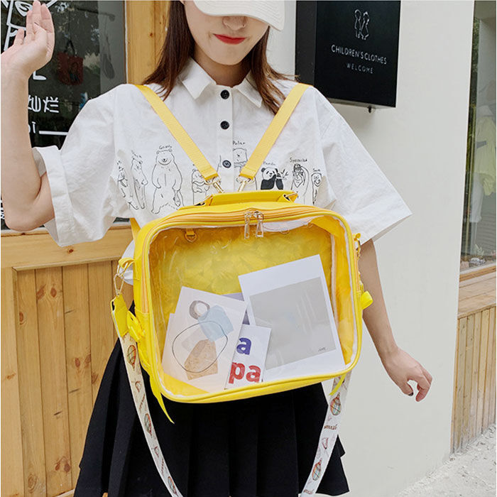 BACKYARD FAMILY「痛バッグ ショルダーバッグ 通販 リュック ビニールバッグ 3WAY かばん 鞄 カバン」|ショルダー・メッセンジャー|