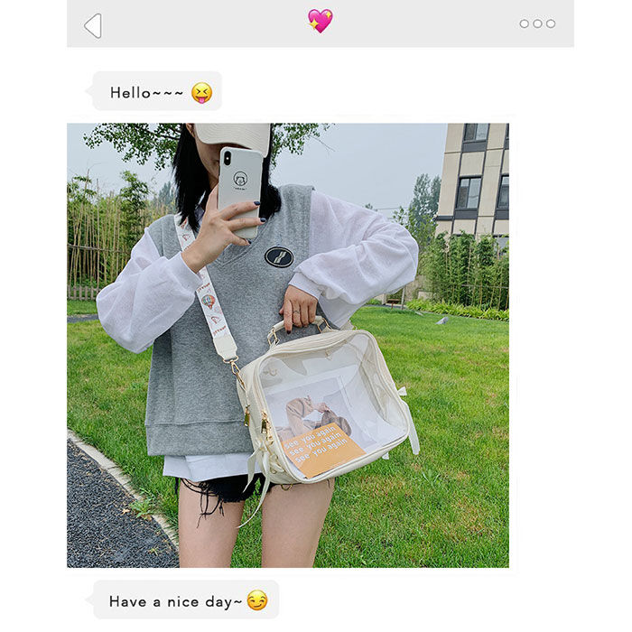 BACKYARD FAMILY「痛バッグ ショルダーバッグ 通販 リュック ビニールバッグ 3WAY かばん 鞄 カバン」|ショルダー・メッセンジャー|