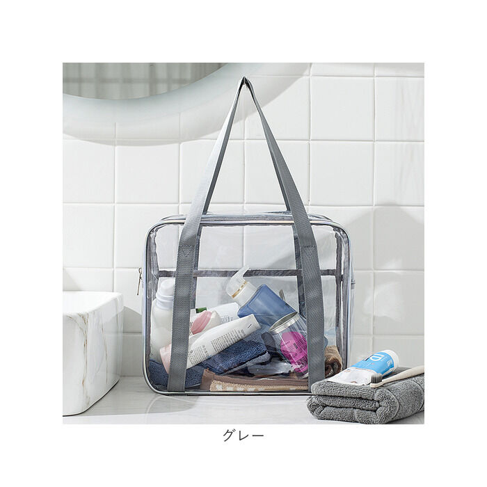 BACKYARD FAMILY「透明 ビニールバッグ 通販 トートバッグ トートバック ショルダーバッグ ビニールバック」|トートバッグ|