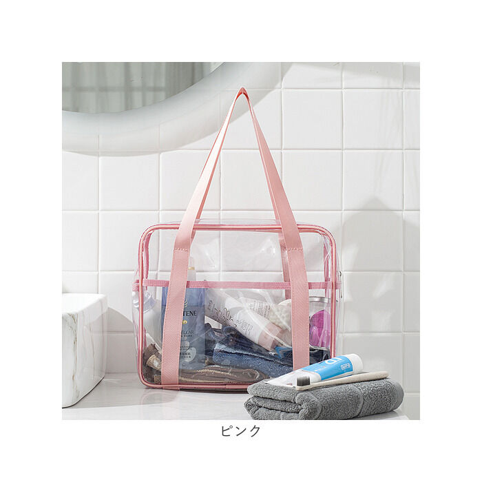 BACKYARD FAMILY「透明 ビニールバッグ 通販 トートバッグ トートバック ショルダーバッグ ビニールバック」|トートバッグ|