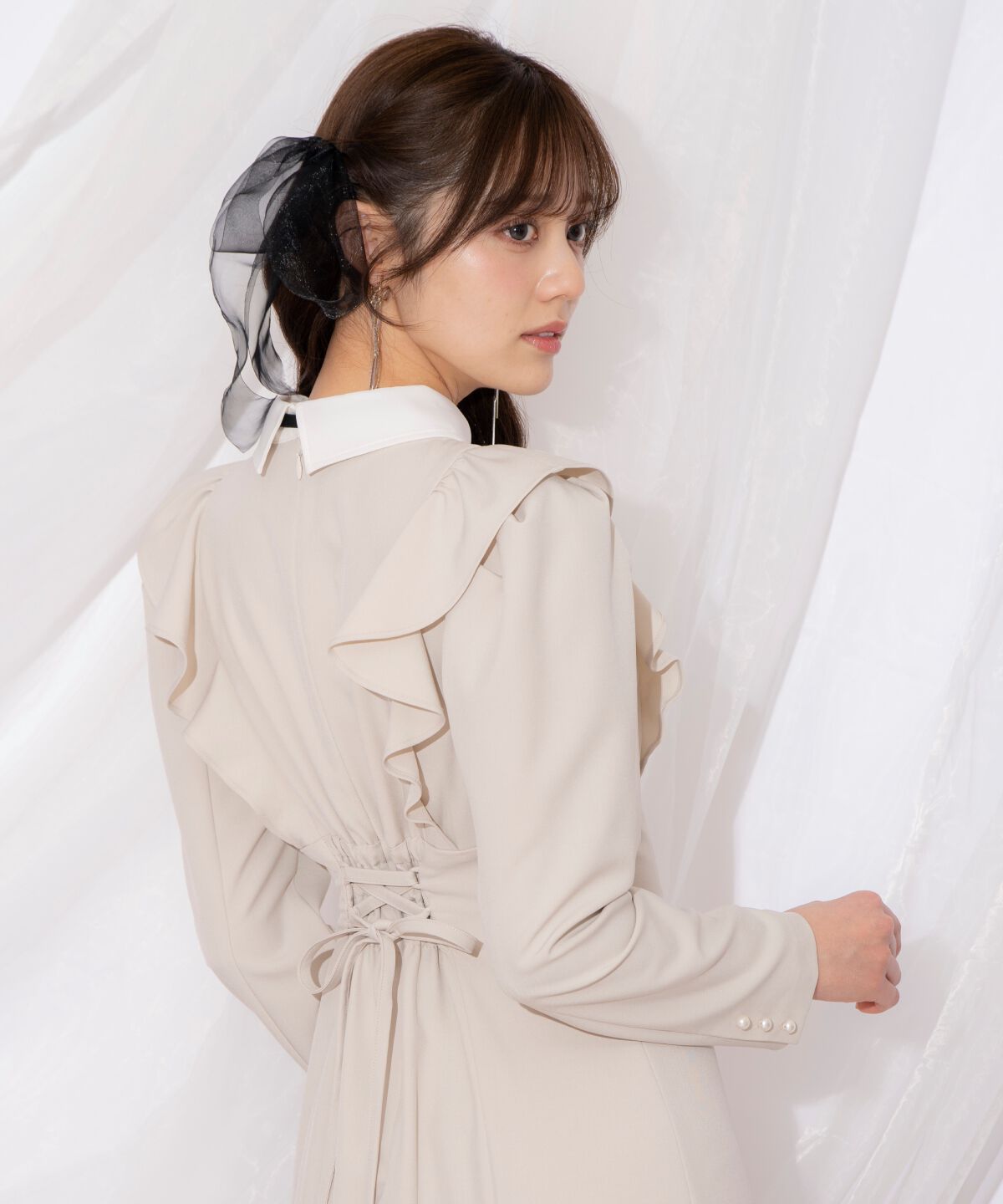 WILLSELECTION「配色ヨークマーメイドワンピース」|ワンピース|