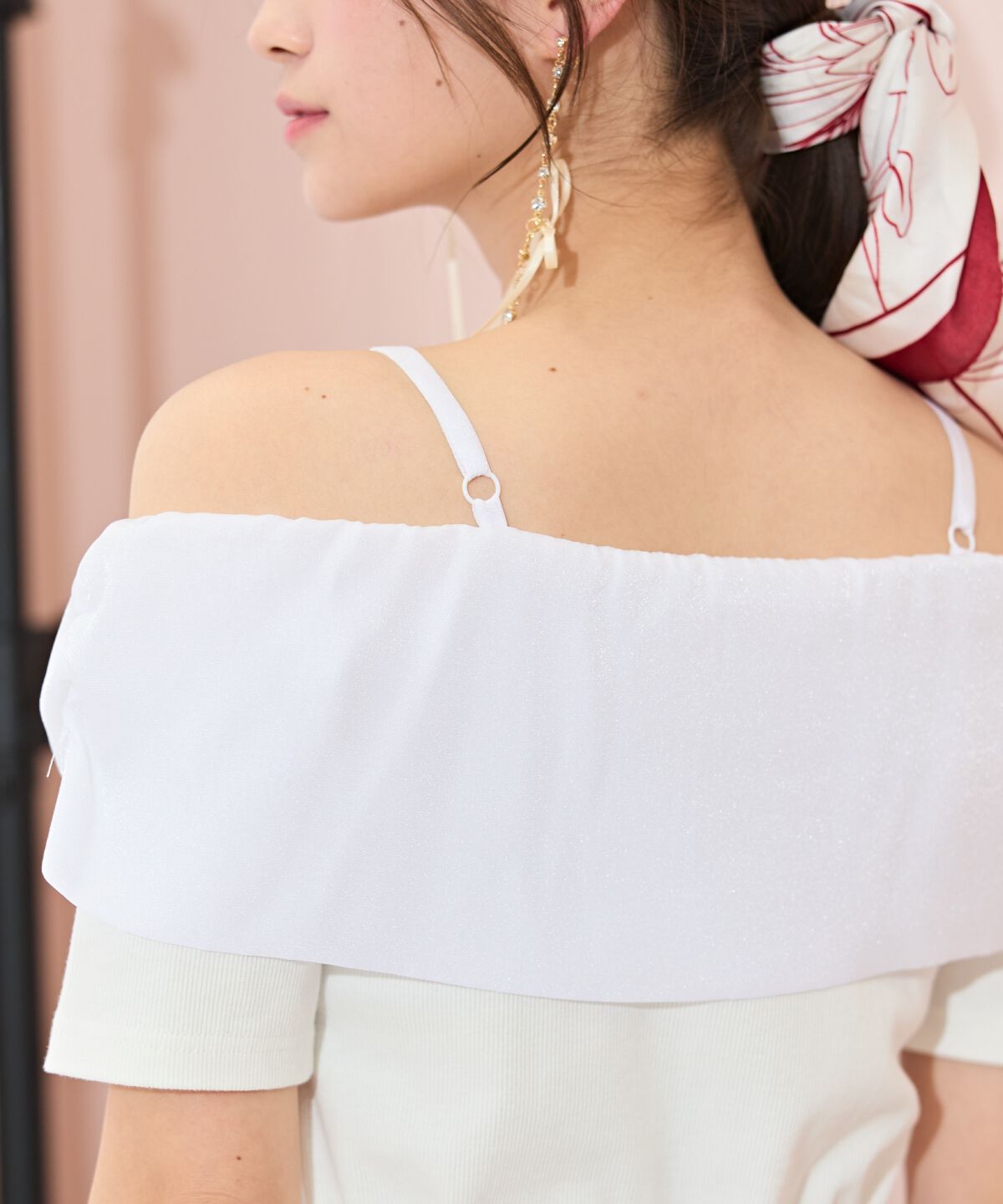 WILLSELECTION「ツイストリボンオフショルトップス」|Tシャツ・カットソー|