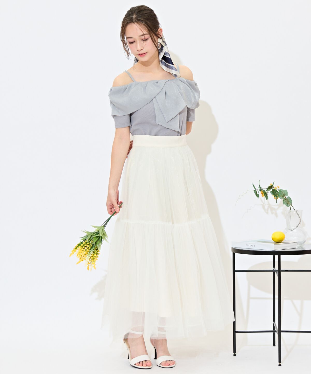 WILLSELECTION「ツイストリボンオフショルトップス」|Tシャツ・カットソー|