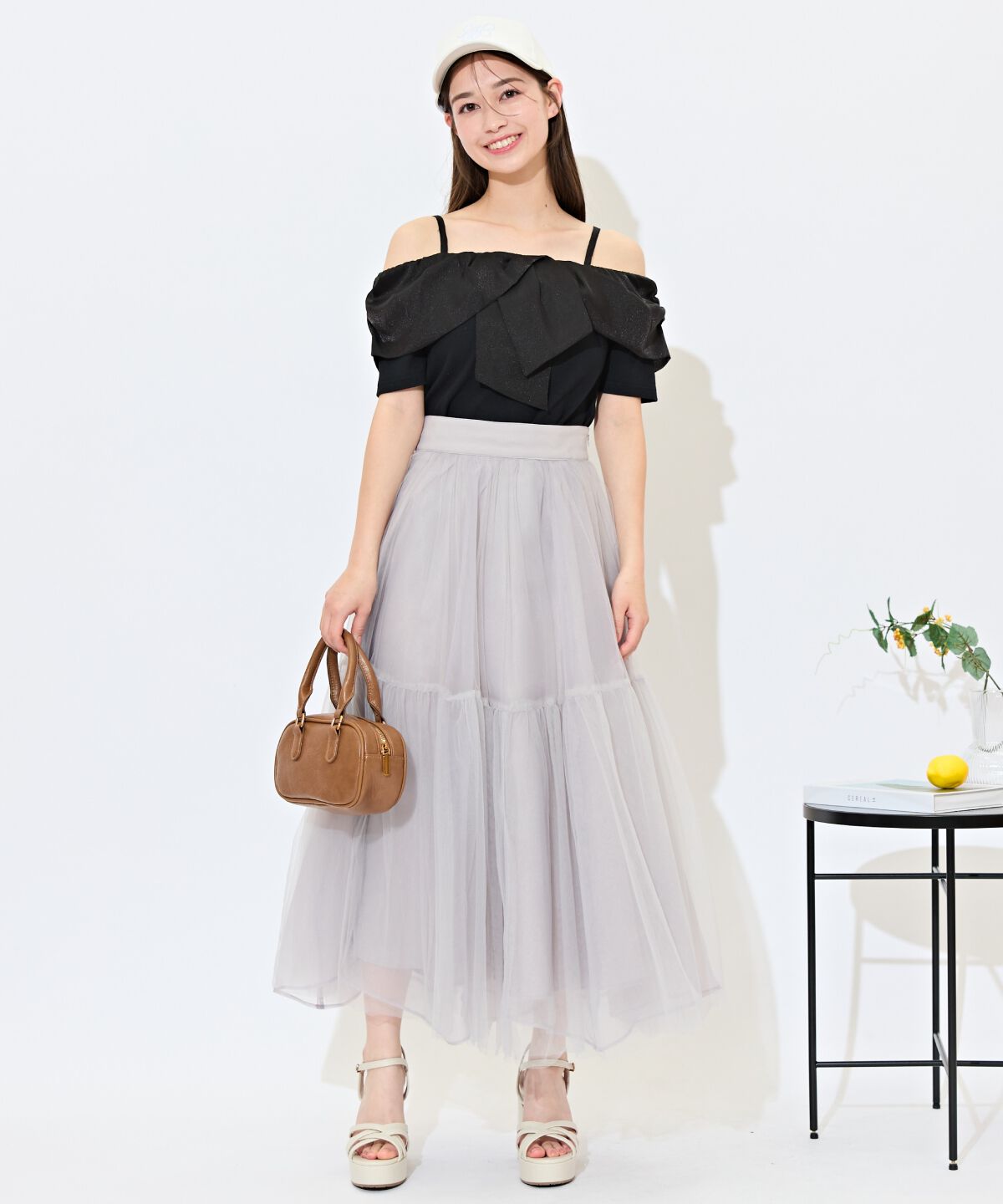 WILLSELECTION「ツイストリボンオフショルトップス」|Tシャツ・カットソー|