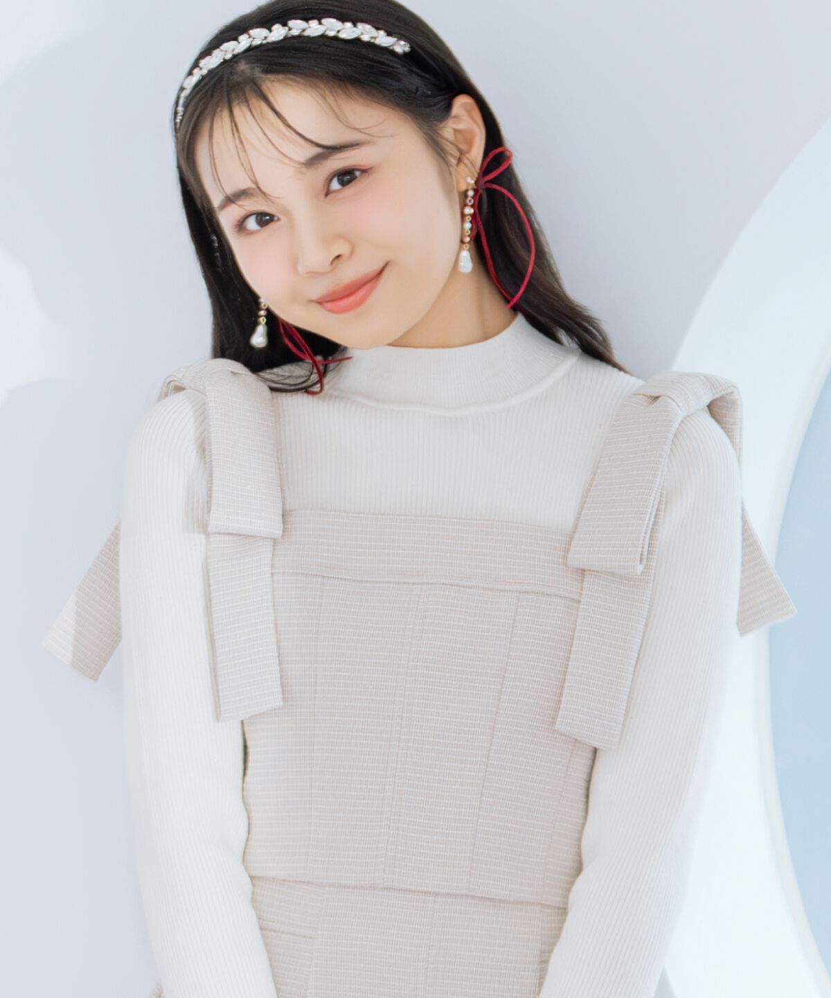 WILLSELECTION「リボンショルダービスチェ」|その他|ピンク