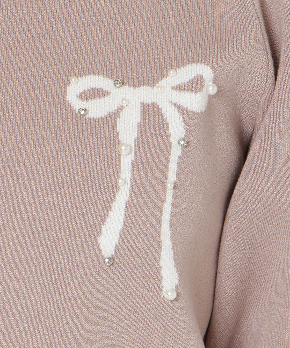 WILLSELECTION「リボンジャガードパフニット」|ニット・セーター|