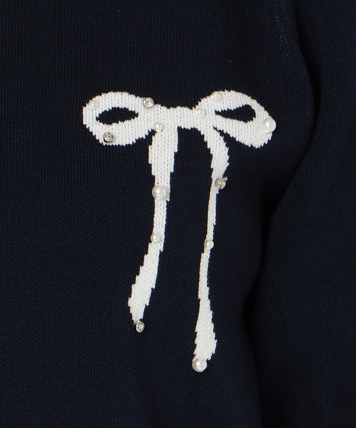 WILLSELECTION「リボンジャガードパフニット」|ニット・セーター|