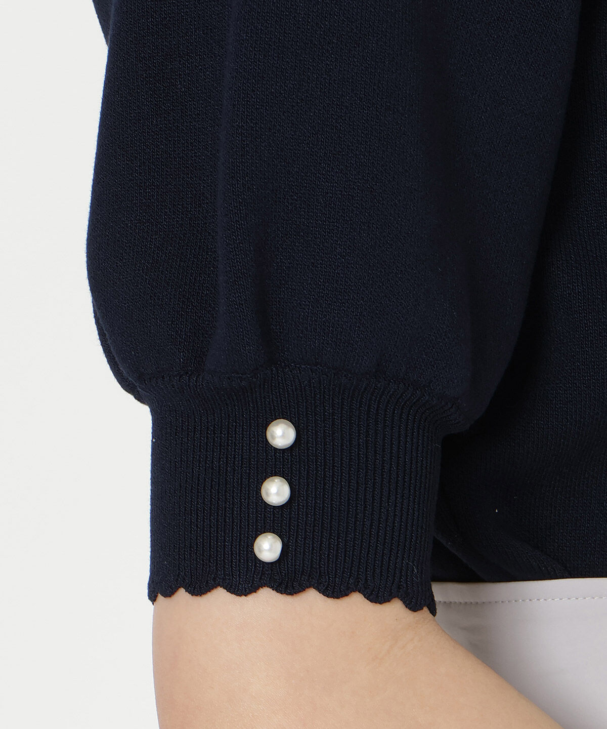 WILLSELECTION「リボンジャガードパフニット」|ニット・セーター|