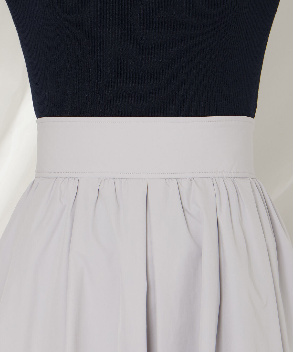 WILLSELECTION「パールタックギャザースカート」|フレア|