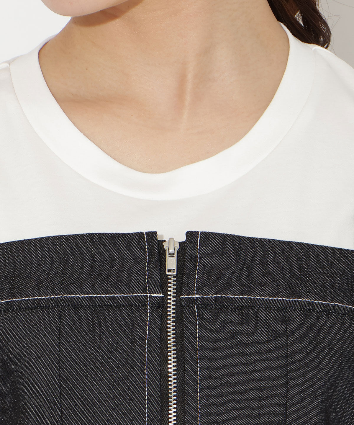 WILLSELECTION「フロントZIPデニムビスチェ」|その他|