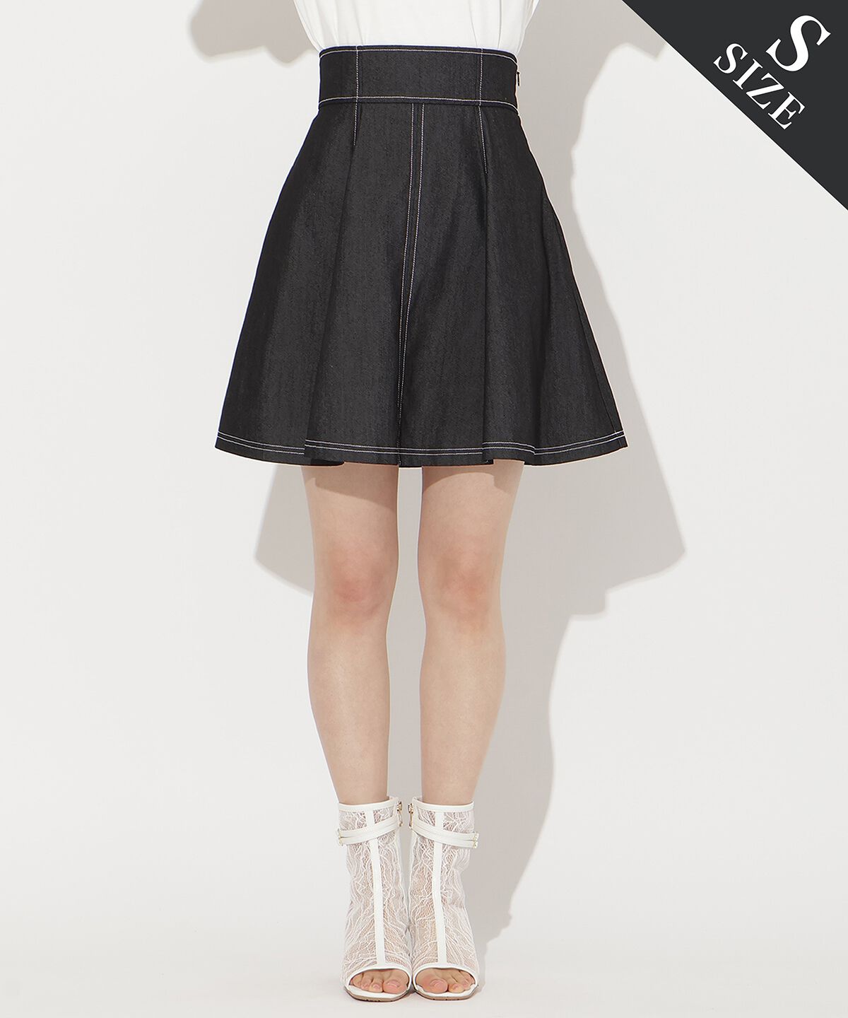 WILLSELECTION「ライトデニムフレアスカート」|スカート|