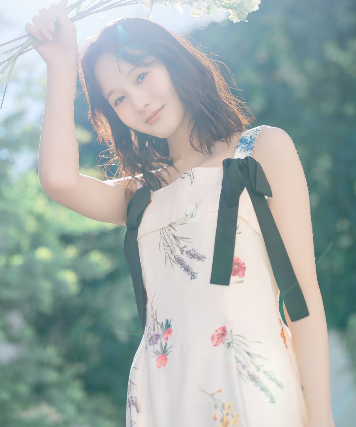 WILLSELECTION「ボタニカルフラワーシアーワンピース」|ワンピース|