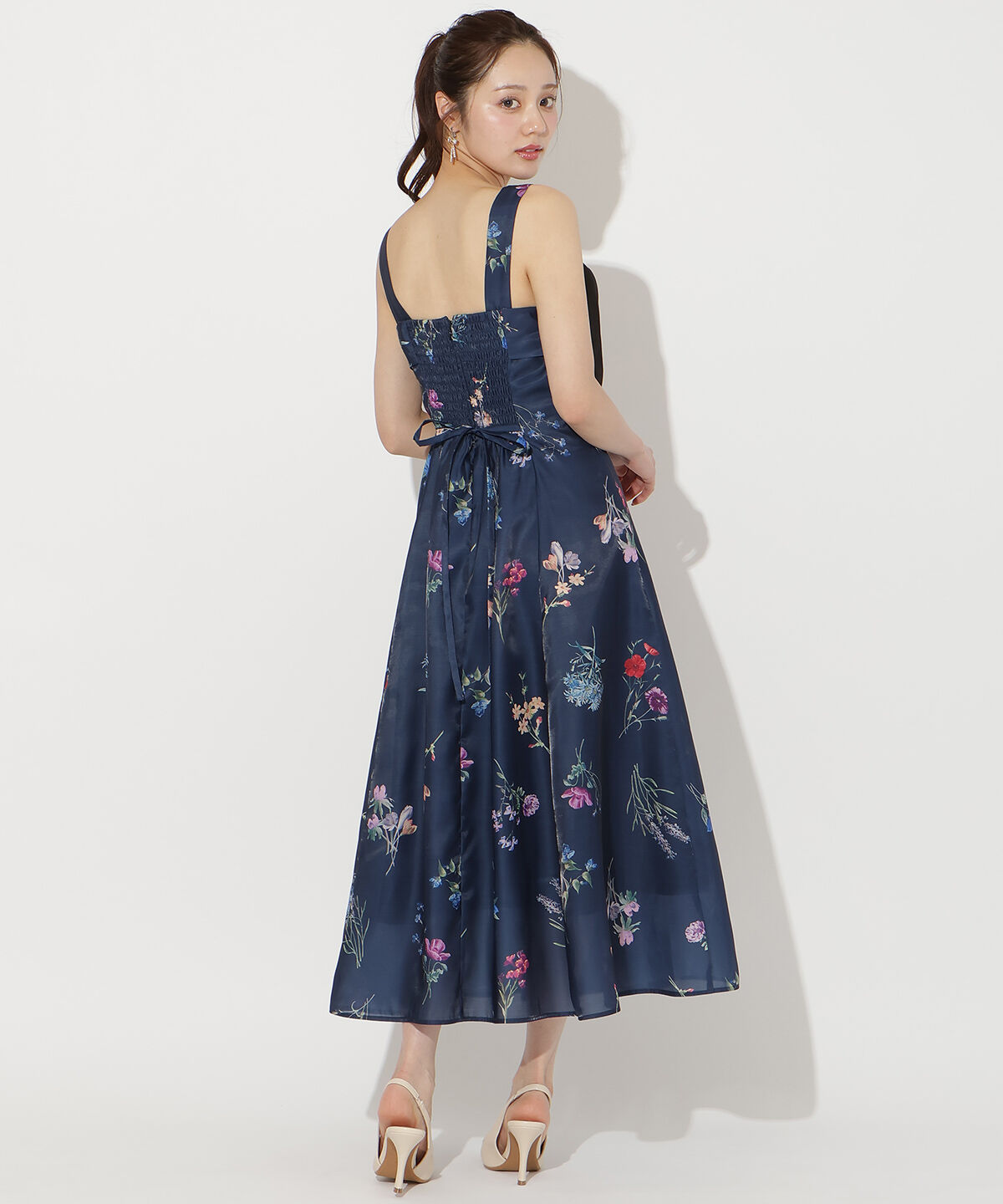 WILLSELECTION「ボタニカルフラワーシアーワンピース」|ワンピース|