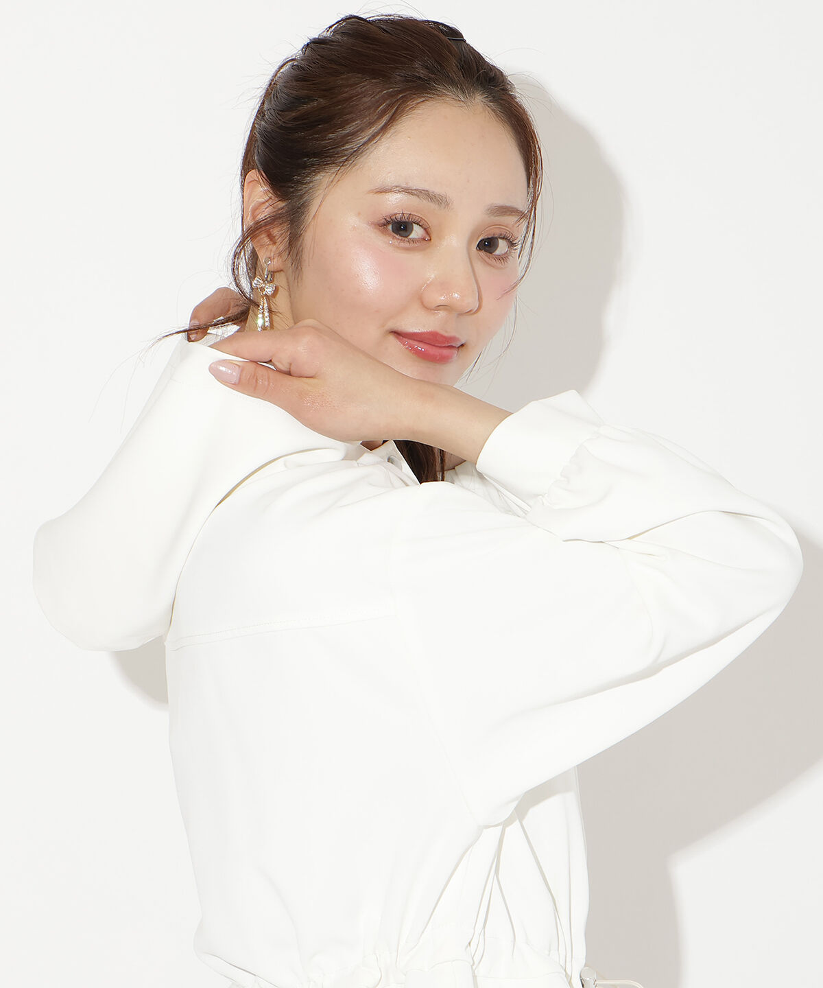 WILLSELECTION「ドロストペプラムフードブルゾン」|ブルゾン・スタジャン|