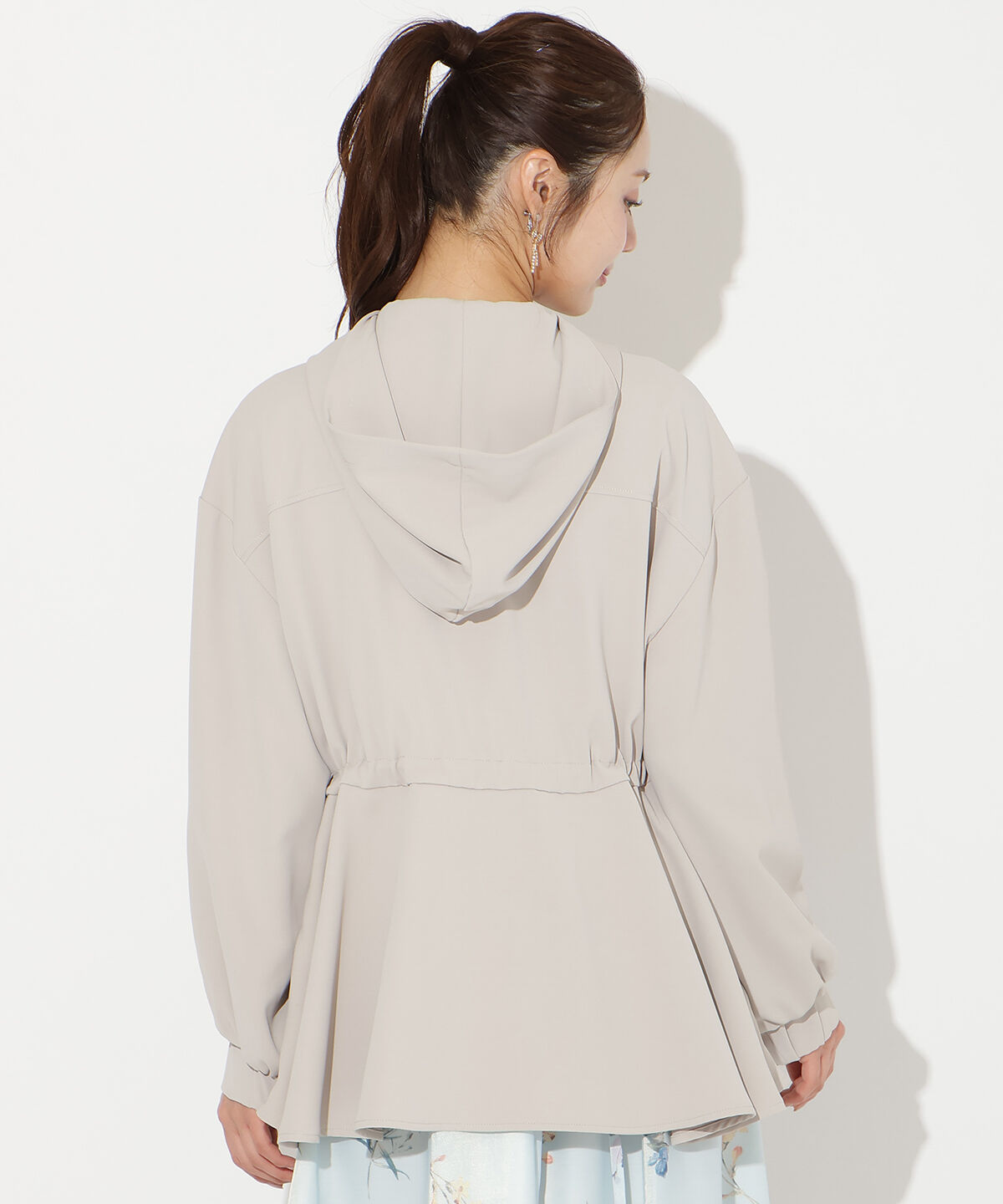 WILLSELECTION「ドロストペプラムフードブルゾン」|ブルゾン・スタジャン|