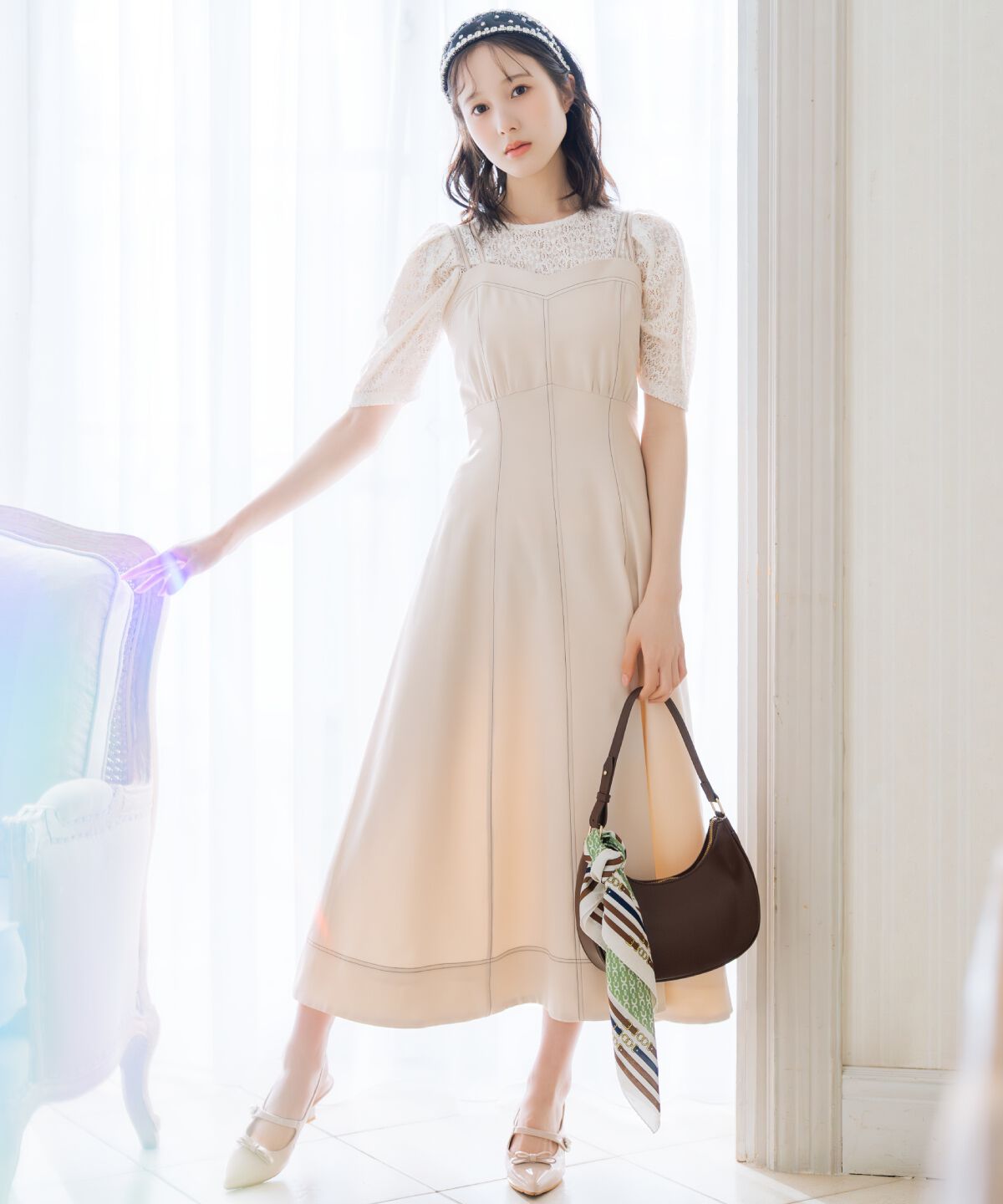 WILLSELECTION「レースクルーネックトップス」|Tシャツ・カットソー|