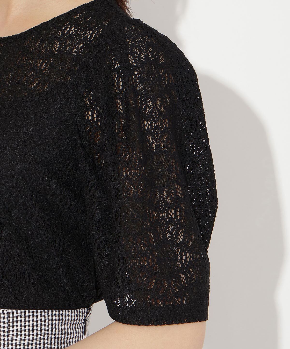 WILLSELECTION「レースクルーネックトップス」|Tシャツ・カットソー|