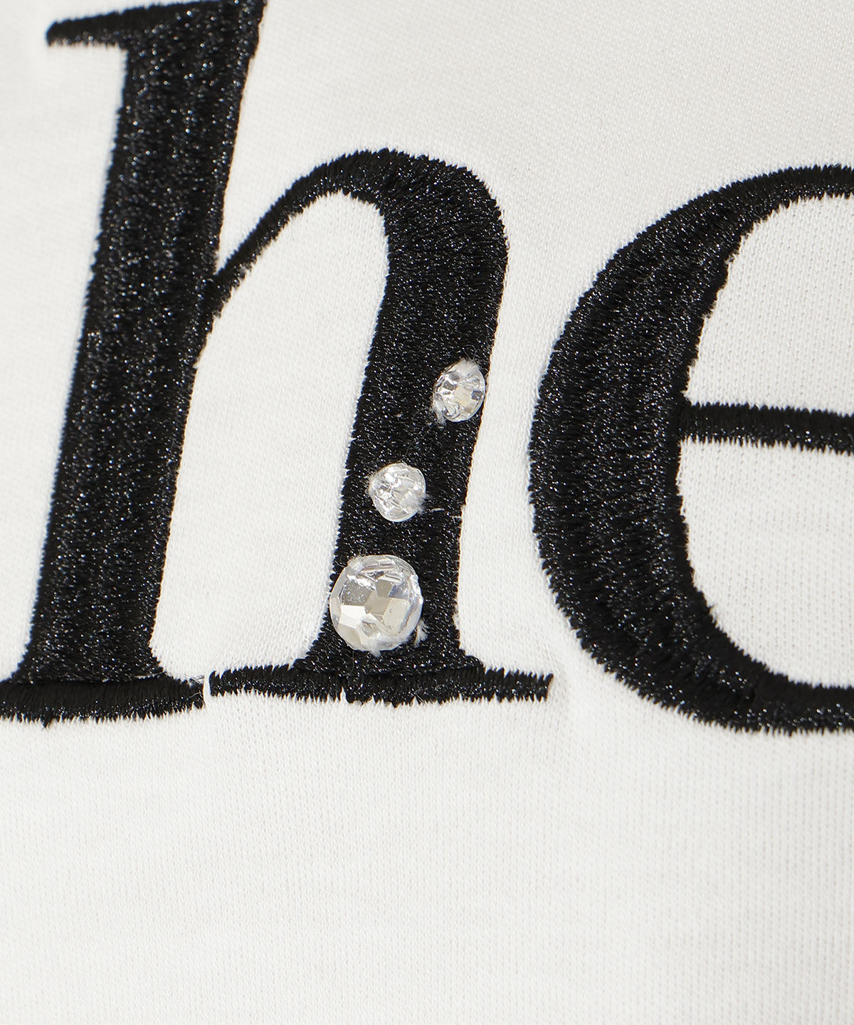 WILLSELECTION「ビジュー付き刺繍ロゴTシャツ」|Tシャツ・カットソー|