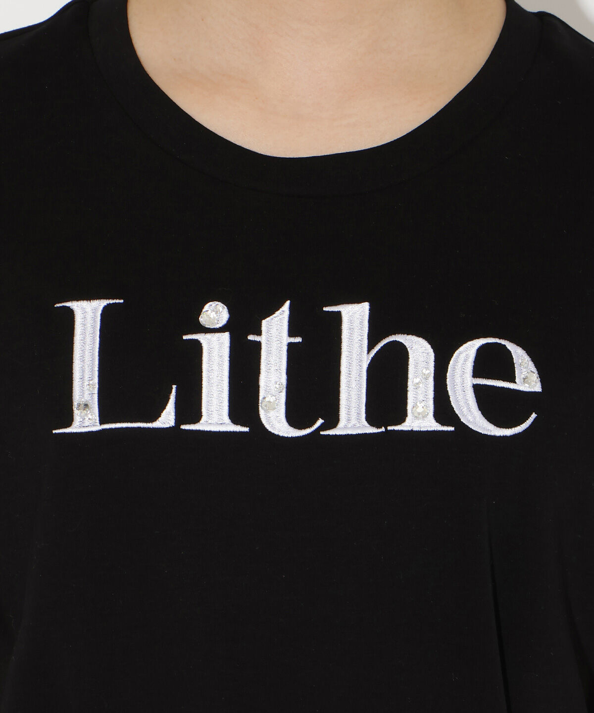 WILLSELECTION「ビジュー付き刺繍ロゴTシャツ」|Tシャツ・カットソー|