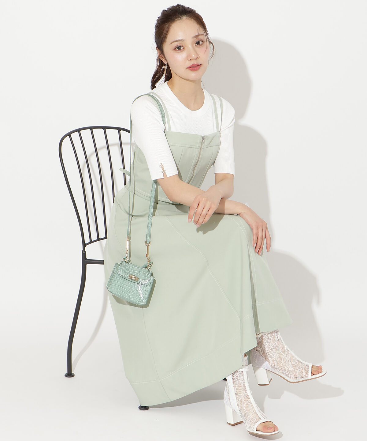 WILLSELECTION「袖口リボンリブニット」|ニット・セーター|