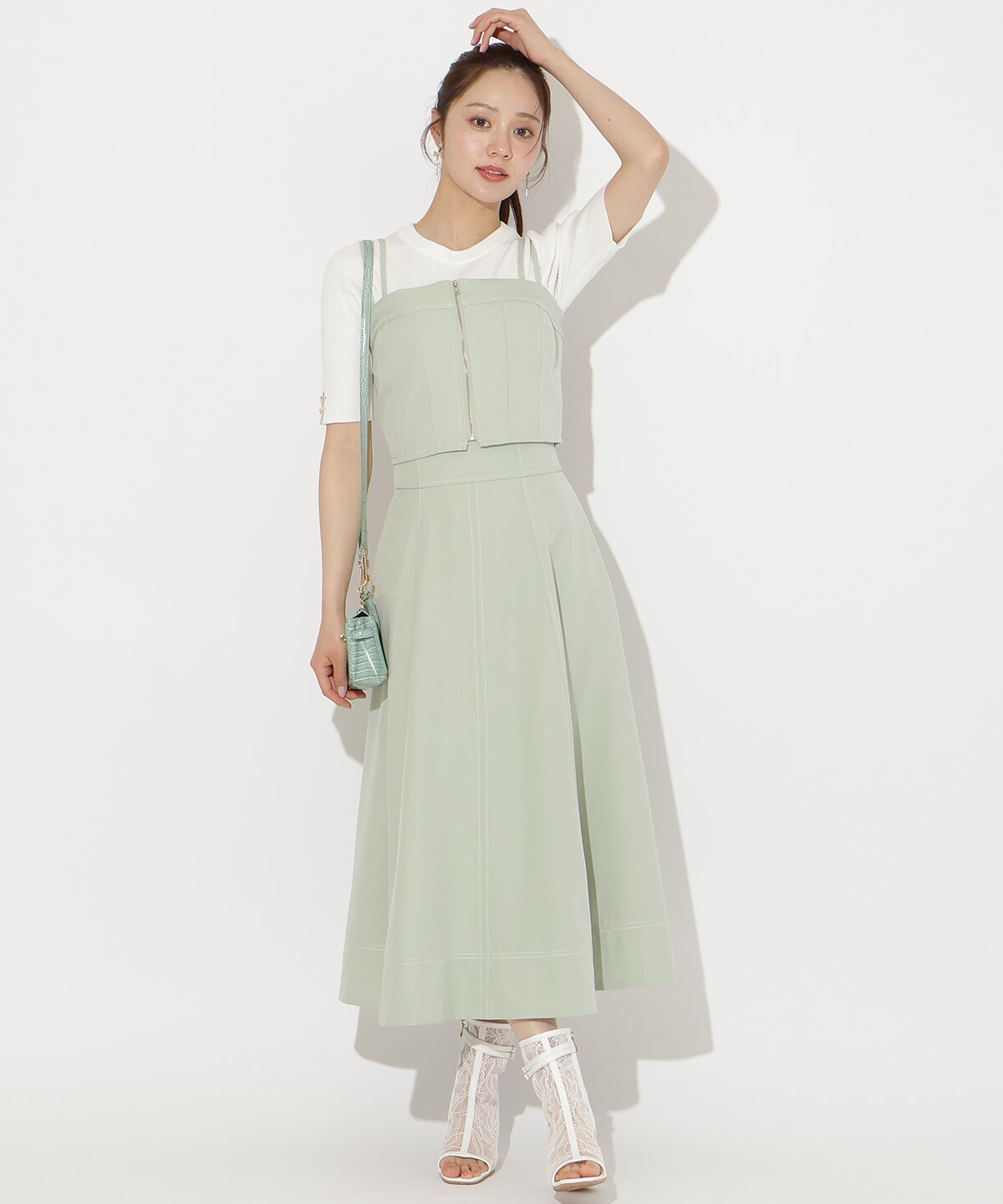 WILLSELECTION「袖口リボンリブニット」|ニット・セーター|