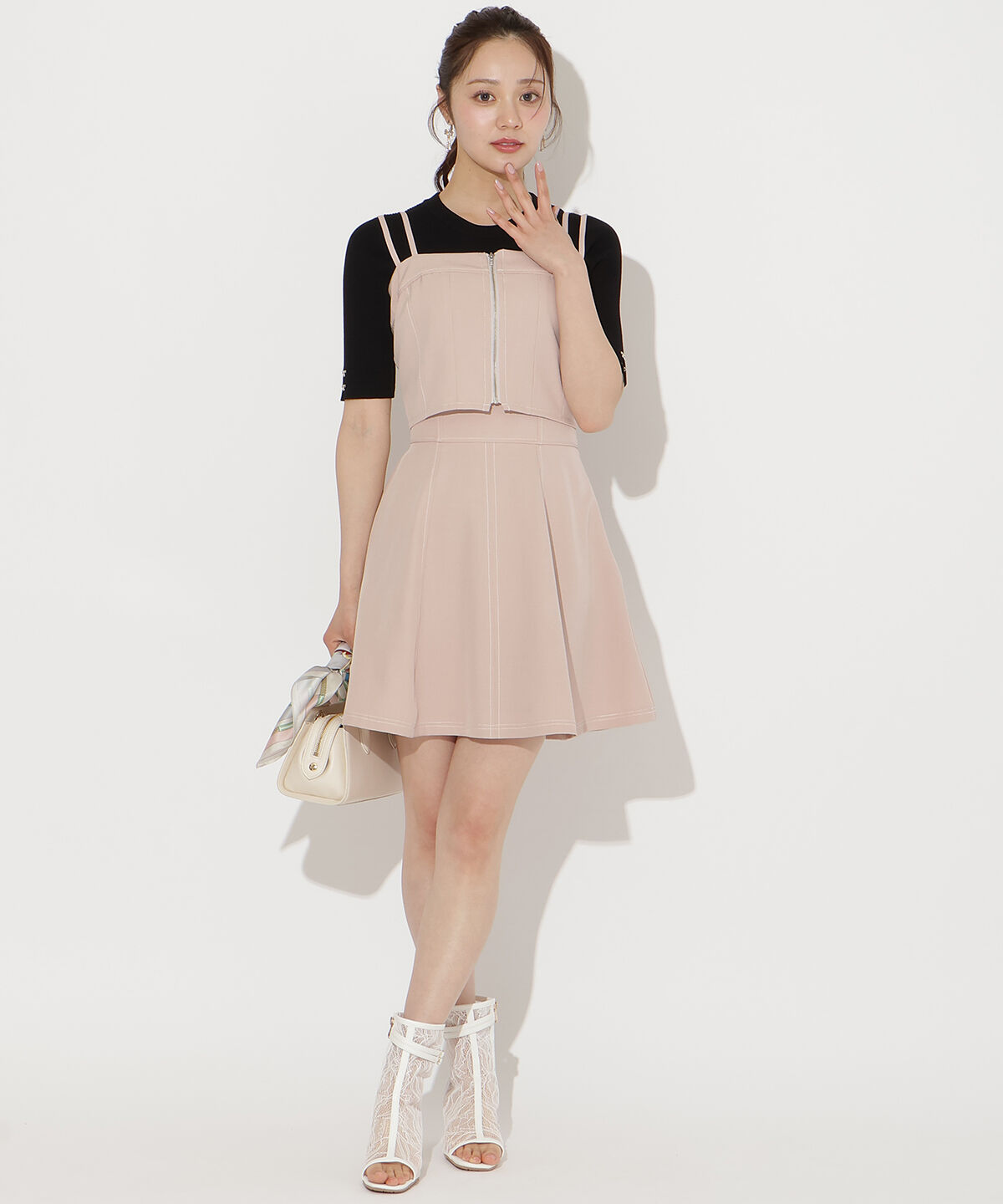 WILLSELECTION「袖口リボンリブニット」|ニット・セーター|