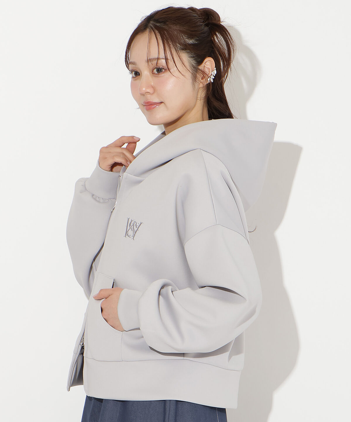 WILLSELECTION「ダブルZIPオーバーサイズパーカー」|パーカー|